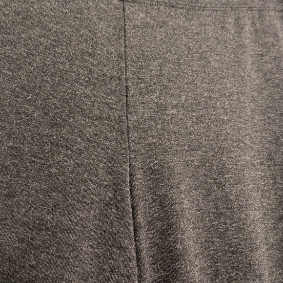 Eileen Fisher Wide Leg Pants Pull On Viscose Heathered Grey Stretch Jersey Sz PS - Picture 5 of 9